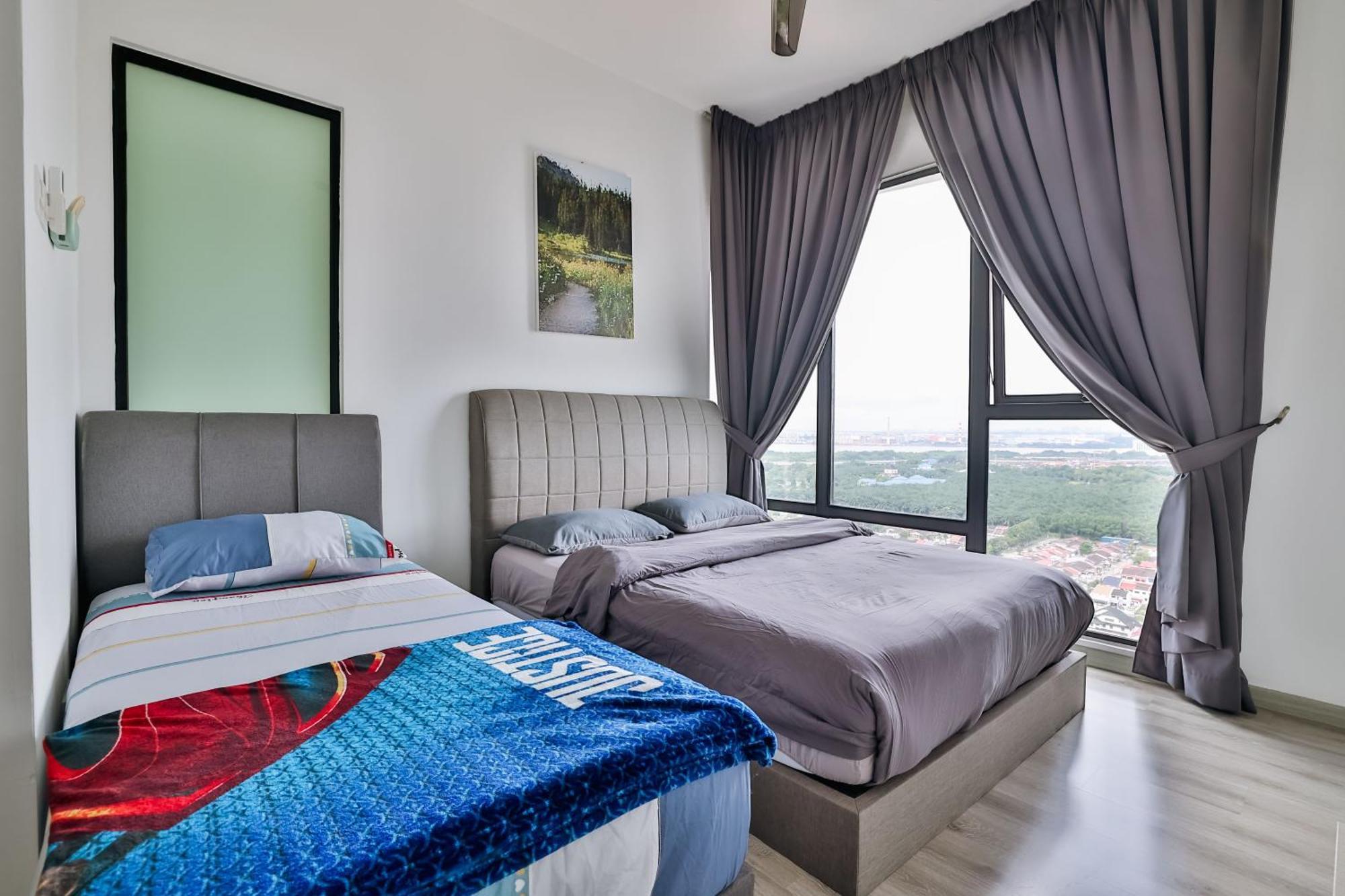 Apartment Southkey 2br, 5-7 Pax, Wifi, Mid Valley Jb,free Parking *