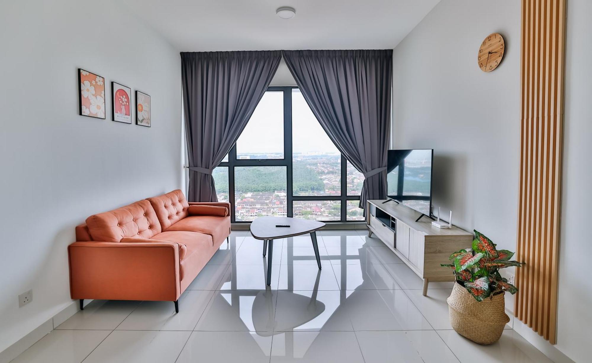 Southkey 2br, 5-7 Pax, Wifi, Mid Valley Jb,free Parking