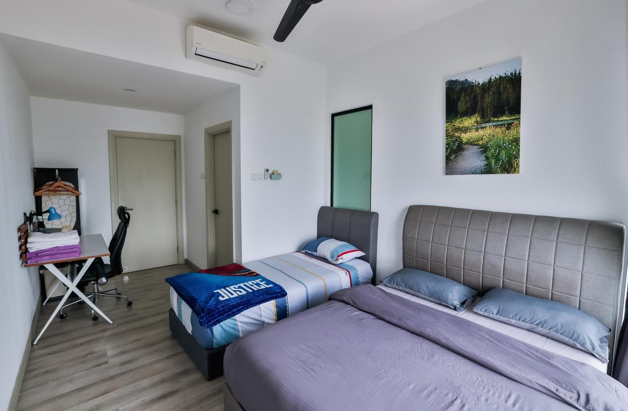Southkey 2br, 5-7 Pax, Wifi, Mid Valley Jb,free Parking Apartment *