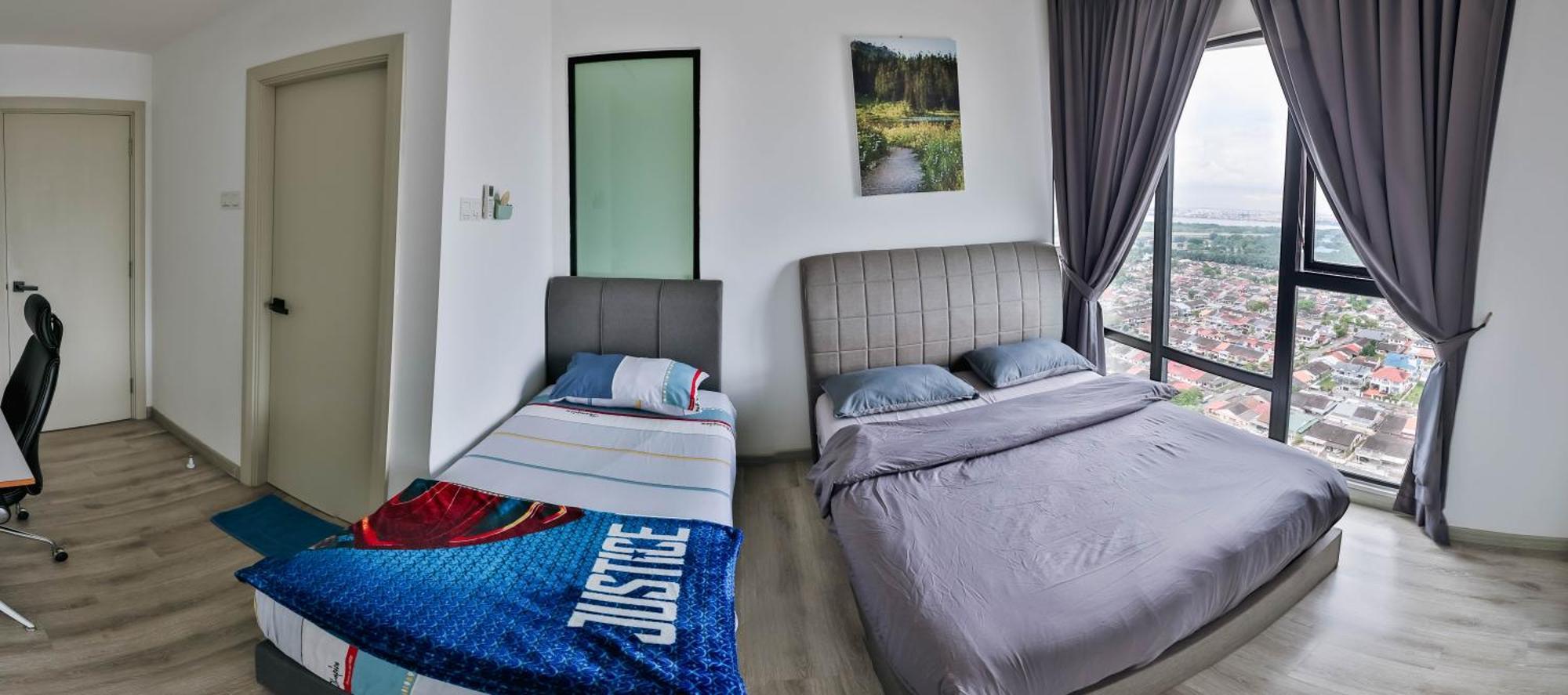 Pangsapuri Southkey 2br, 5-7 Pax, Wifi, Mid Valley Jb,free Parking