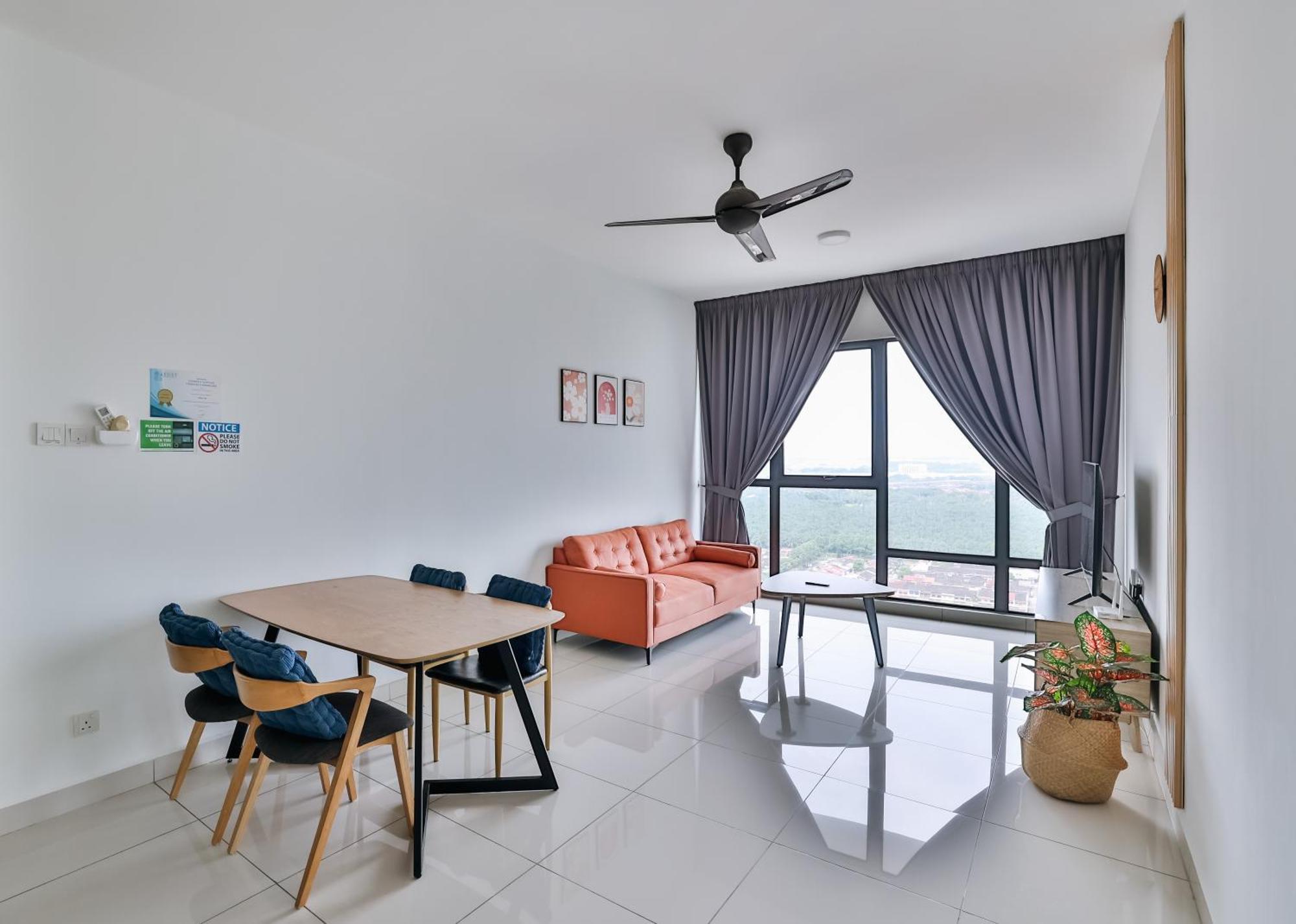 Pangsapuri Southkey 2br, 5-7 Pax, Wifi, Mid Valley Jb,free Parking